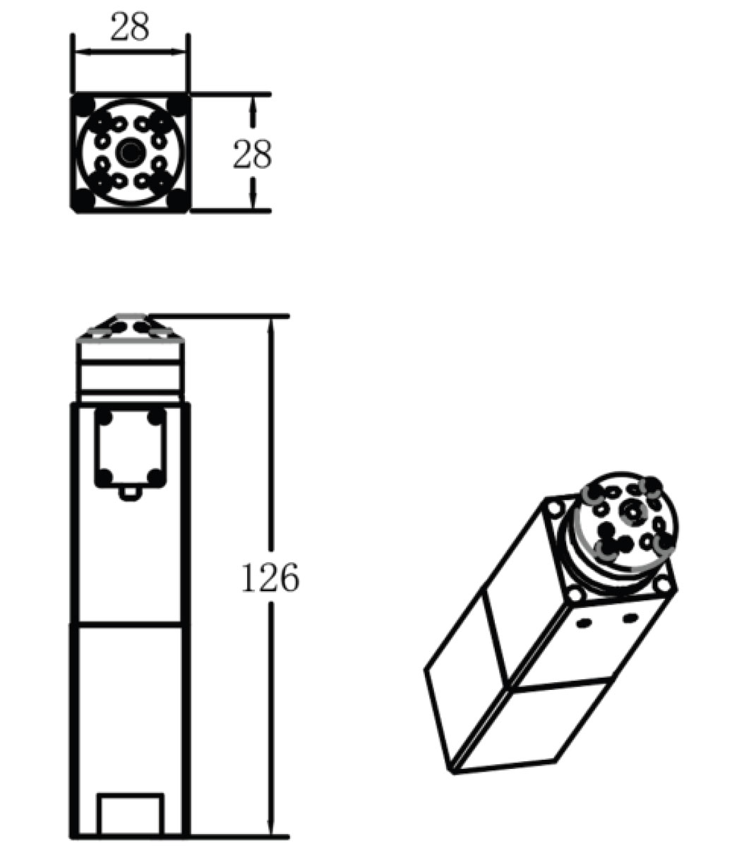 MLPR-Series Dimensions